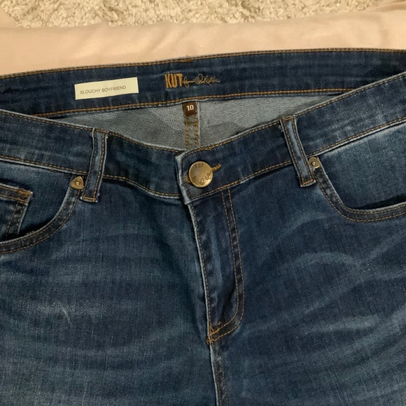Kut from the Kloth Slouchy Boyfriend Sz 10 Jeans - Picture 2 of 8